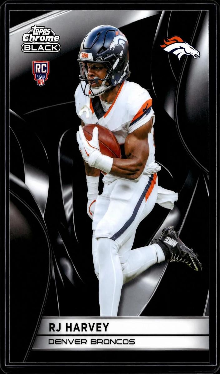 2025 Topps Chrome Black RJ Harvey #115 card