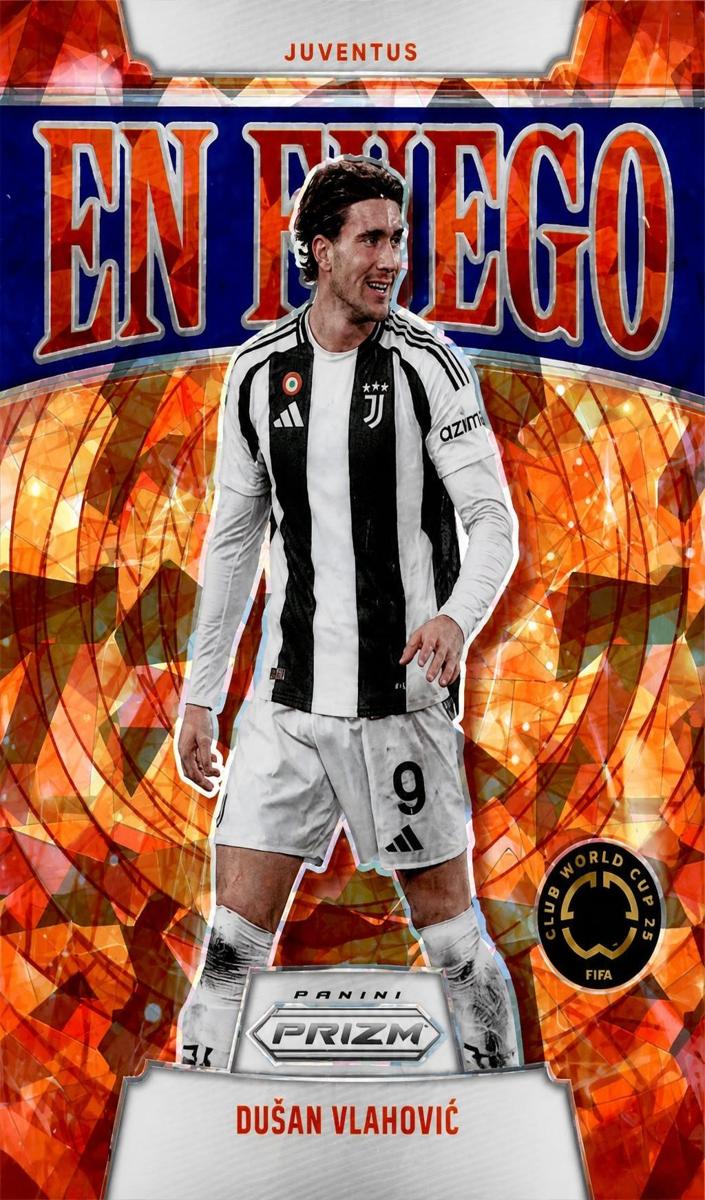 2025 Panini Prizm FIFA Club World Cup Dusan Vlahovic #17 card