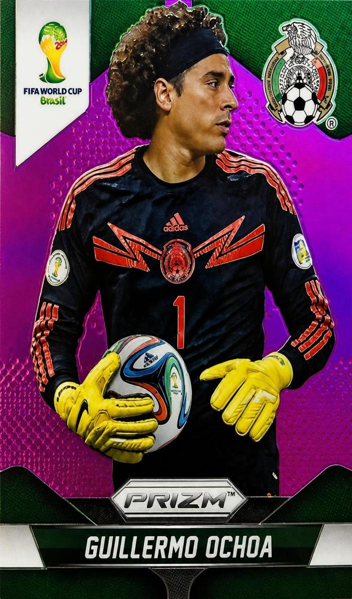 2014 Panini Prizm World Cup Guillermo Ochoa [Purple] #143 card