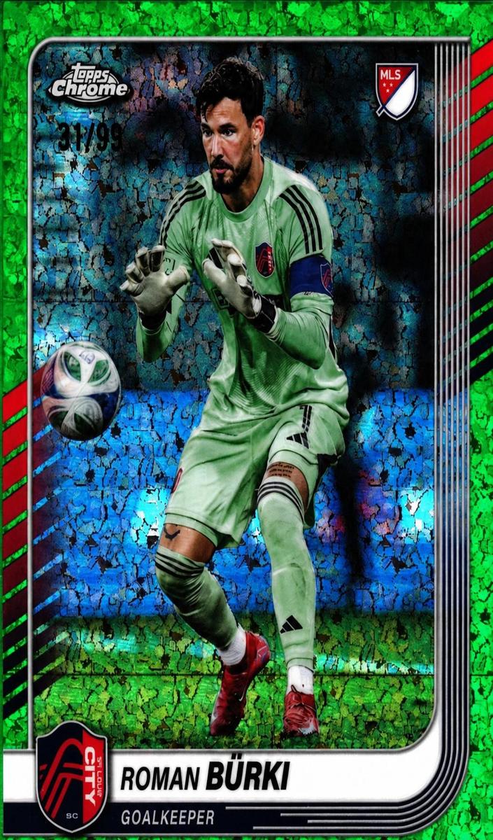 2025 Roman Burki [Green Mini-Diamonds Refractor] #1