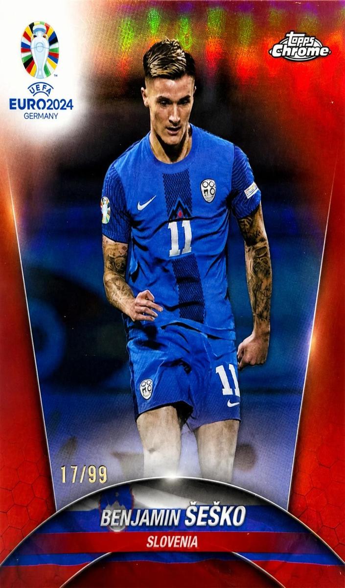 2024 Benjamin Sesko [Color Match Refractor] #11