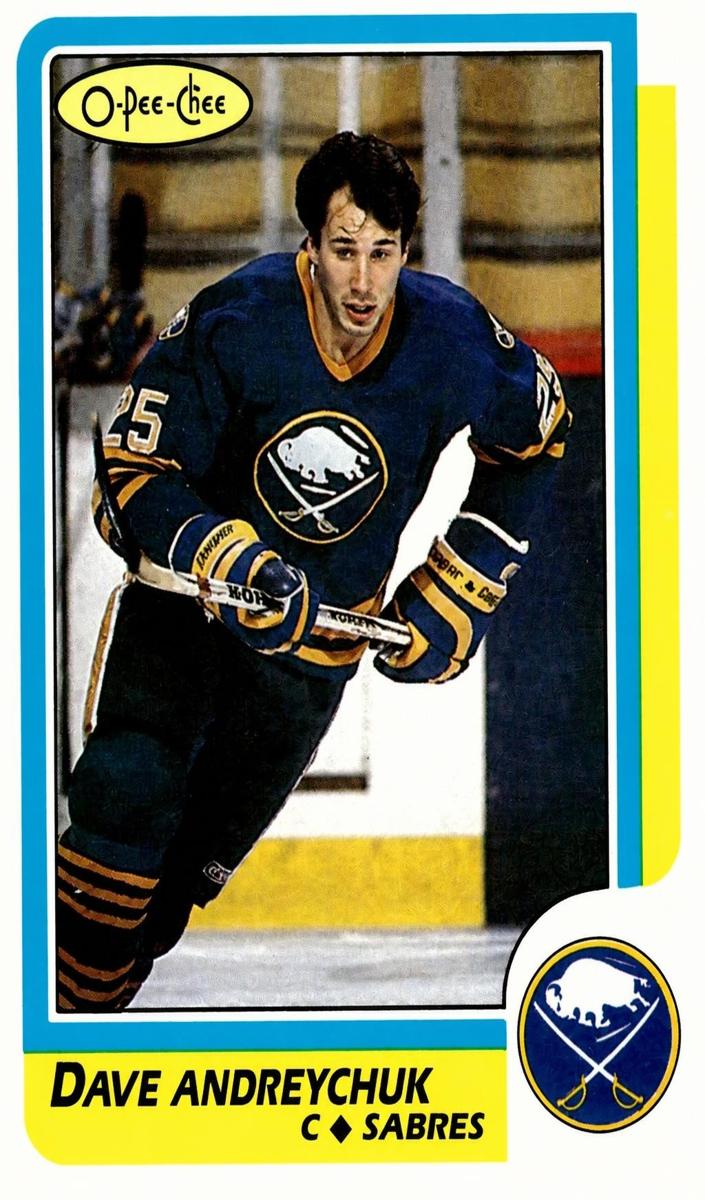 1986 O-Pee-Chee Dave Andreychuk #16 card