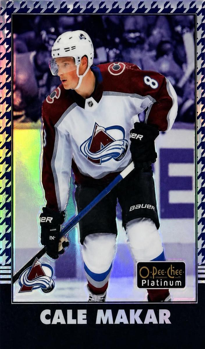 2020 O-Pee-Chee Platinum Cale Makar [Rainbow] #R-41 card