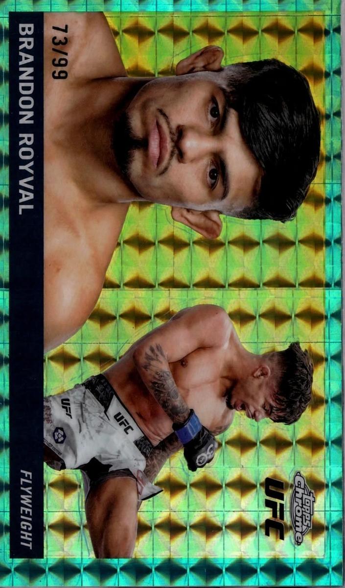 2025 Topps Chrome Brandon Royval [Gold Refractor] #55T-23 card