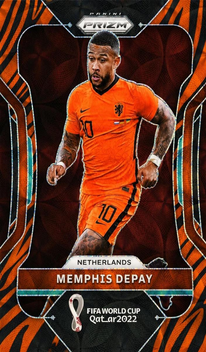 2022 Memphis Depay [Choice Prizms Tiger Stripe] #159