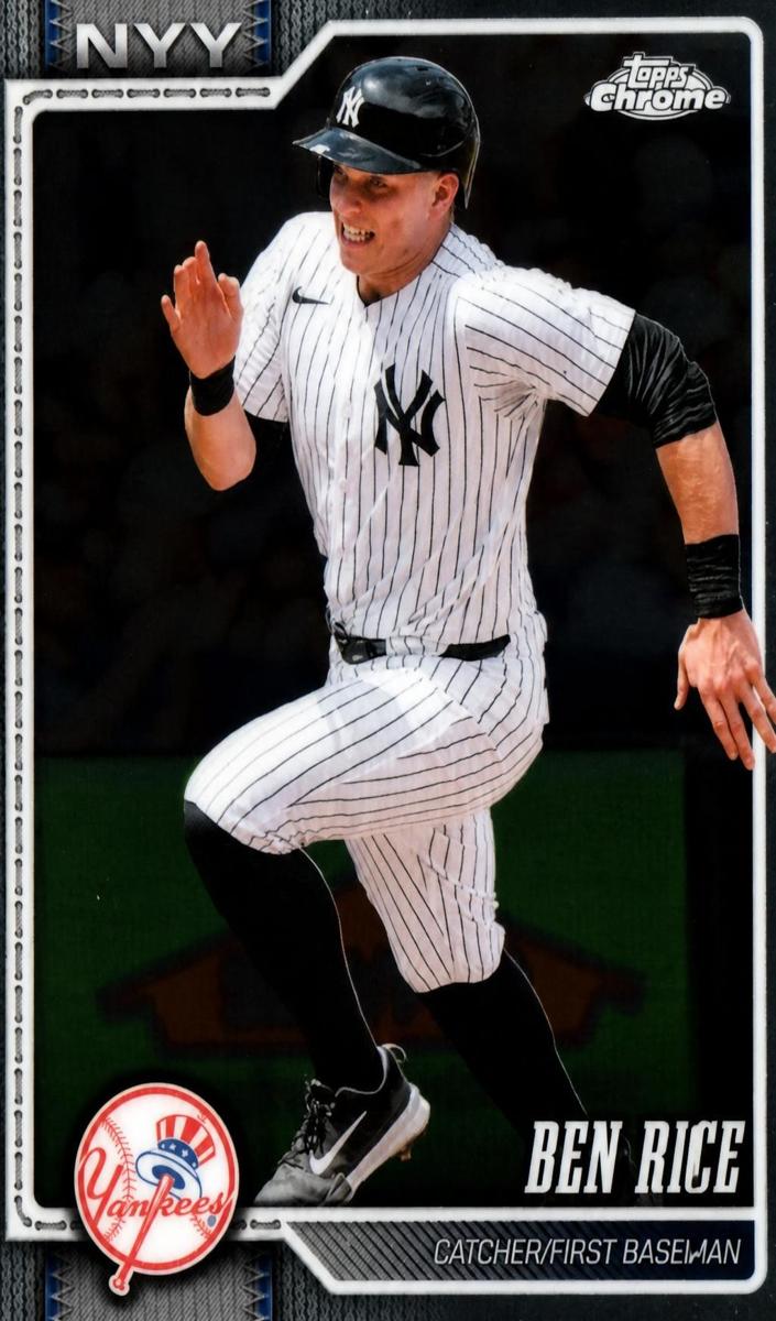 Ben Rice 2026 Topps Chrome Baseball card