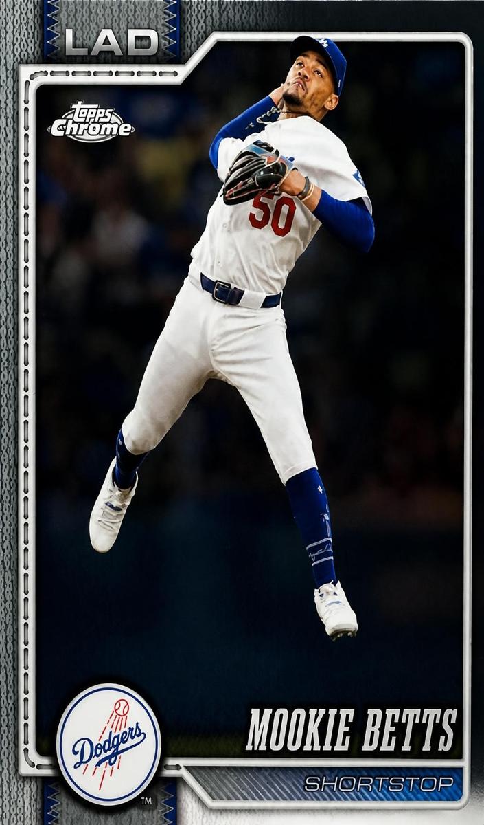 Mookie Betts 2026 Topps Chrome Baseball card