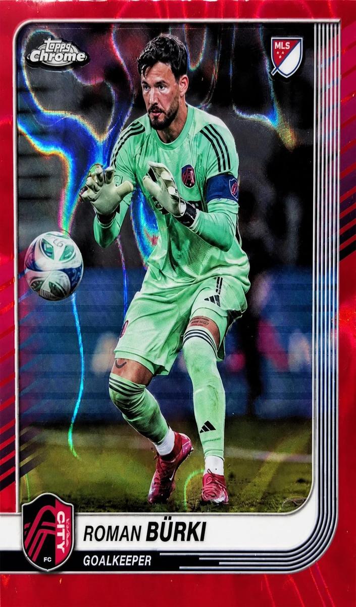 2025 Roman Burki [Red Lava Refractor] #1