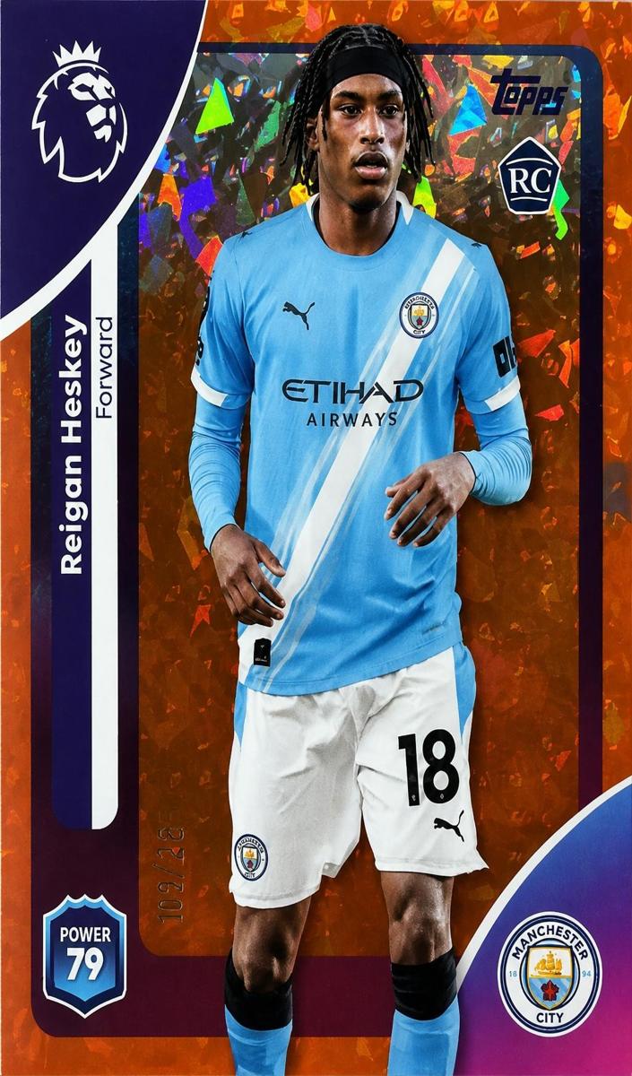2025 Reigan Heskey [Orange Sparkle] #193
