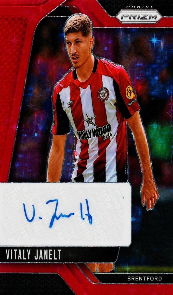 2024 Panini Prizm Premier League Vitaly Janelt [Red Stars] #S-VJ card