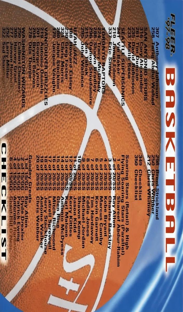 1997 Checklist #350