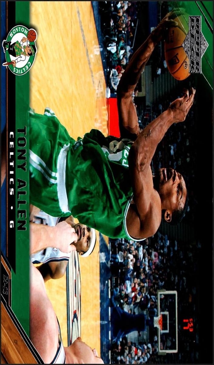 2005 Upper Deck Tony Allen #11 card