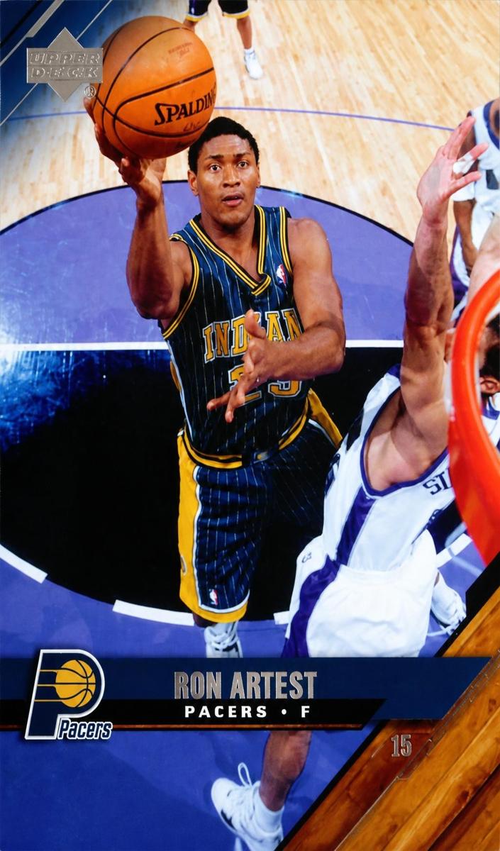 2005 Upper Deck Ron Artest #67 card