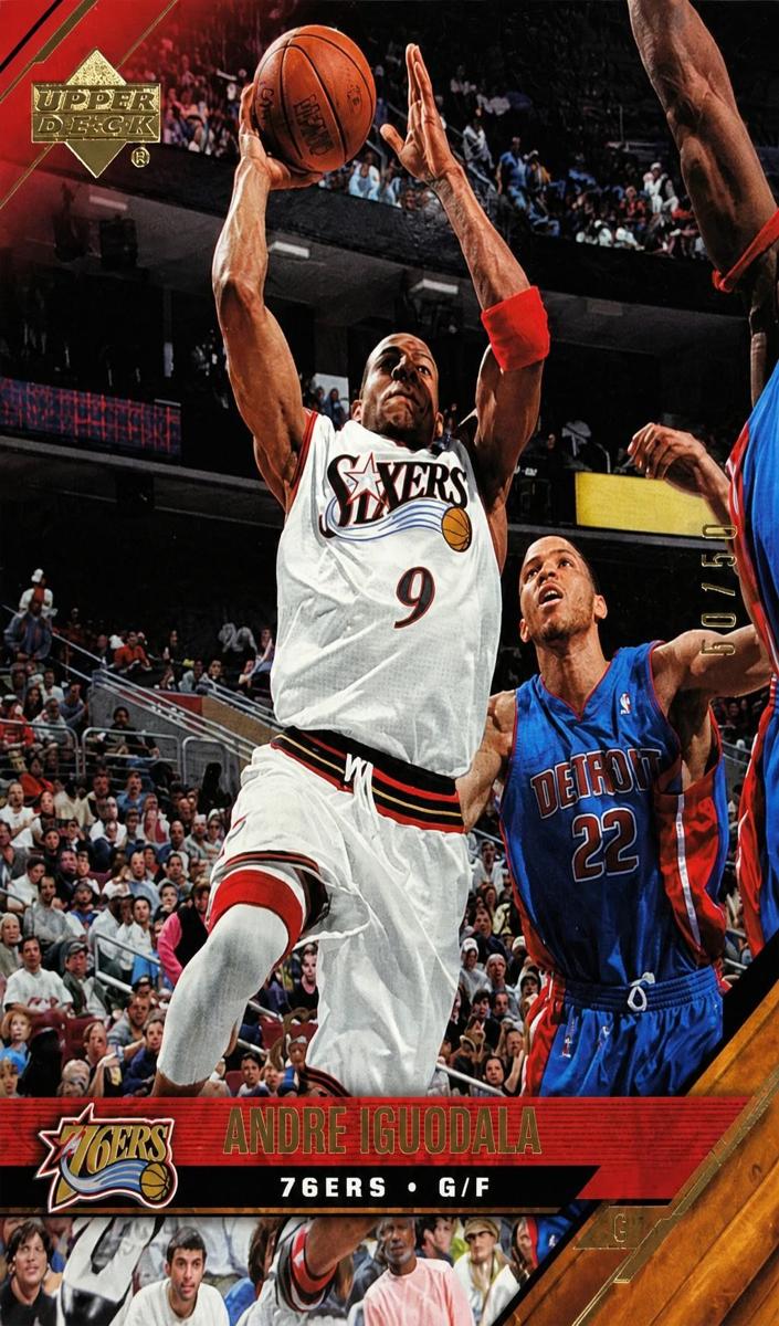 2005 Upper Deck Andre Iguodala #141 card