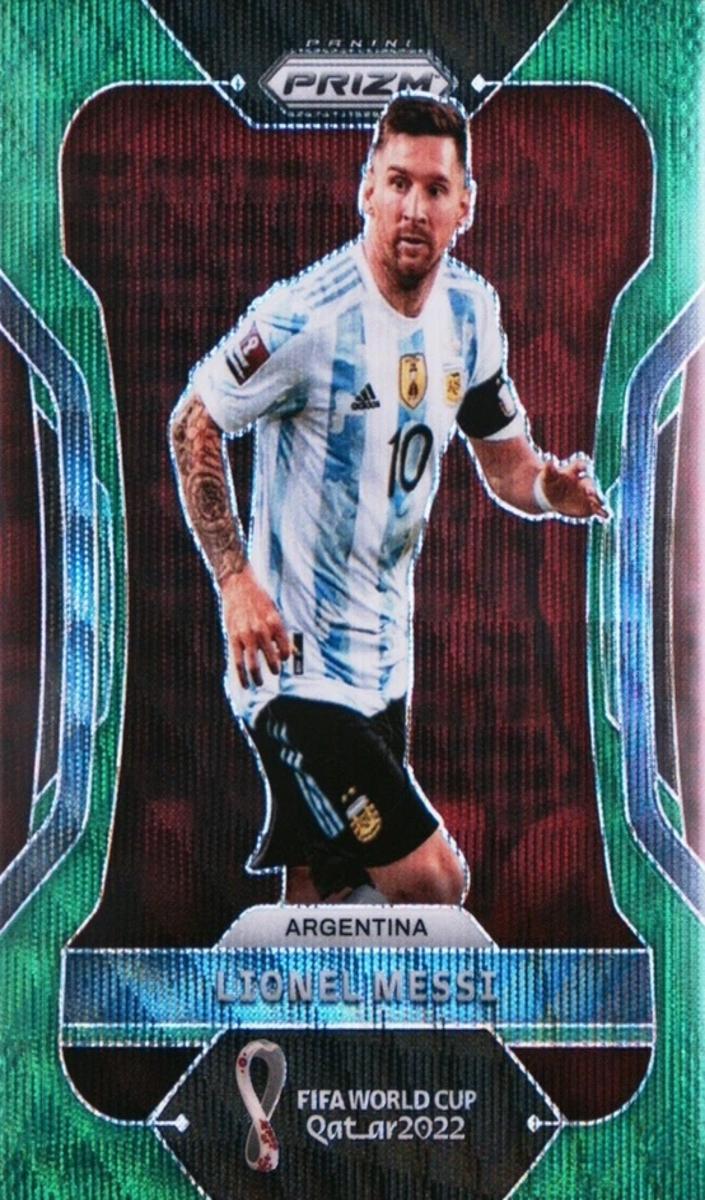 2022 Lionel Messi [Green Wave Prizm] #7