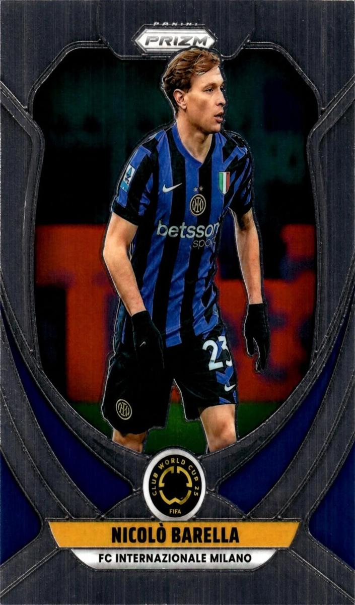 2025 Panini Prizm FIFA Club World Cup Nicolo Barella #93 card