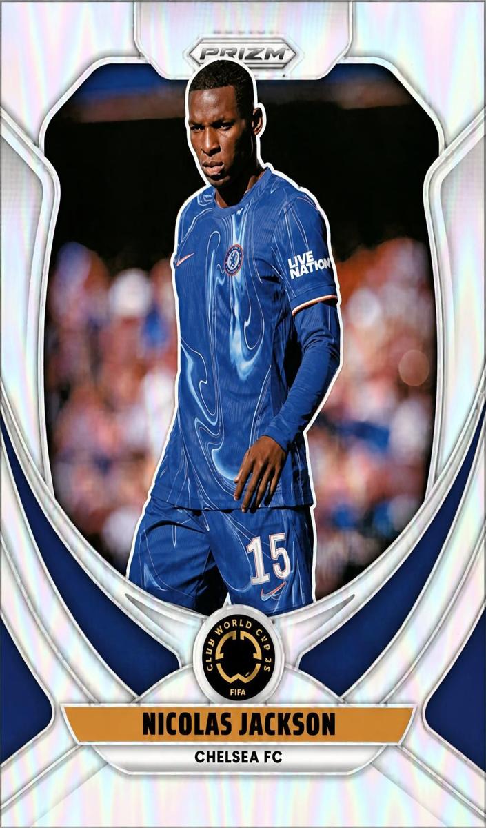 2025 Panini Prizm FIFA Club World Cup Nicolas Jackson #71 card