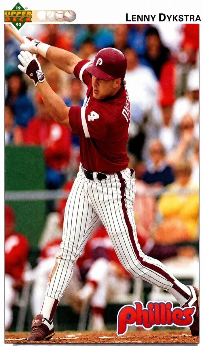 1992 Upper Deck Lenny Dykstra #246 card