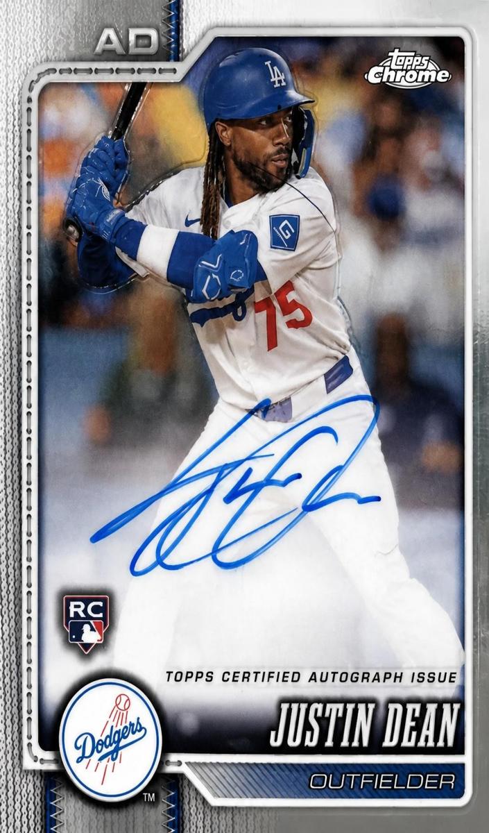 Justin Dean 2026 Topps Chrome Baseball card