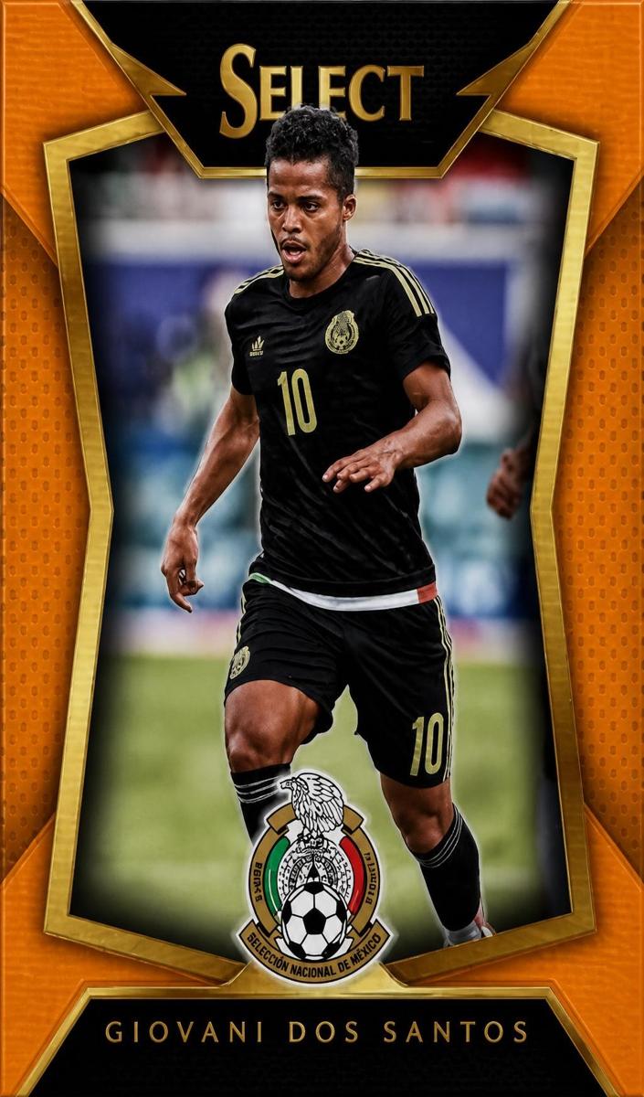 2015 Panini Select Giovani Dos Santos [Orange] #88 card