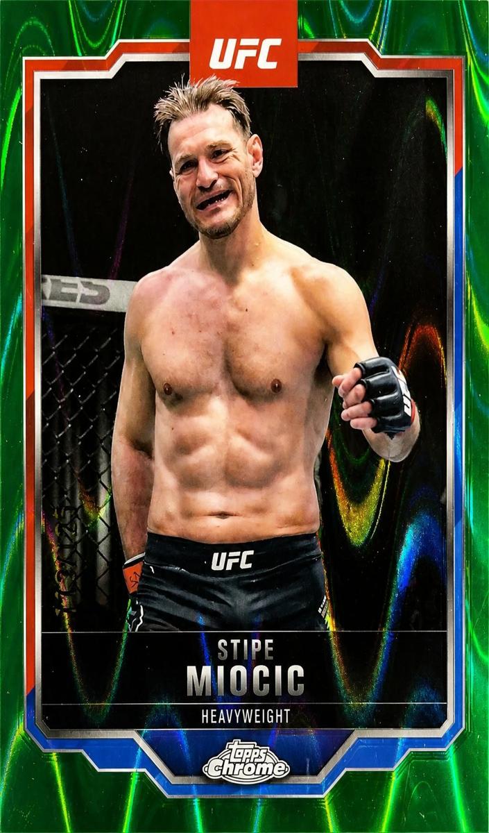 2025 Stipe Miocic [Green Refractor] #122
