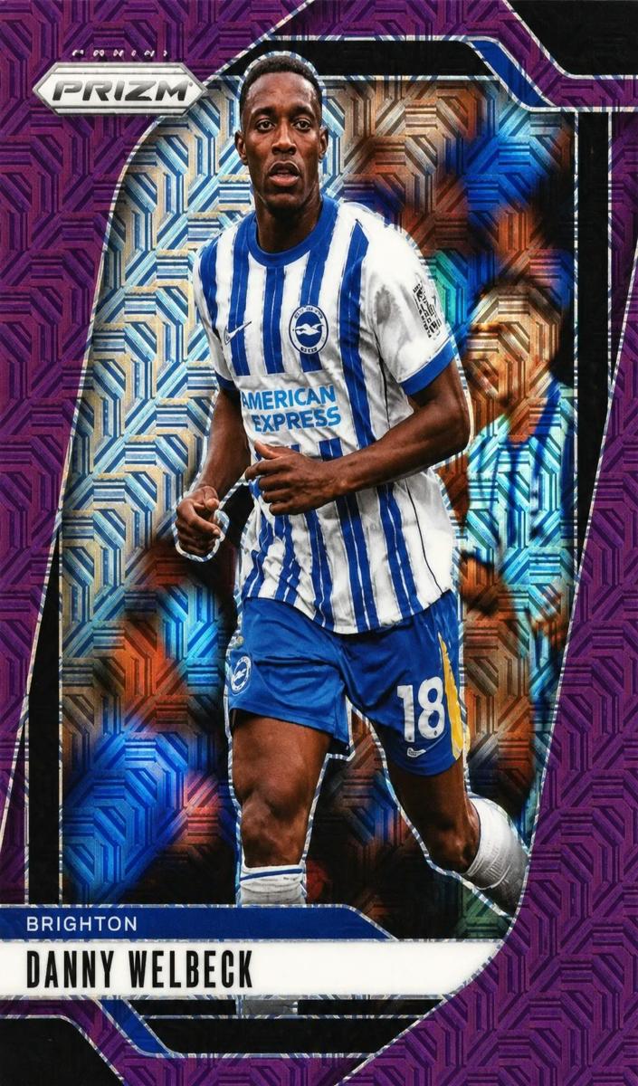 2024 Panini Prizm Premier League Danny Welbeck [Purple Mojo] #179 card