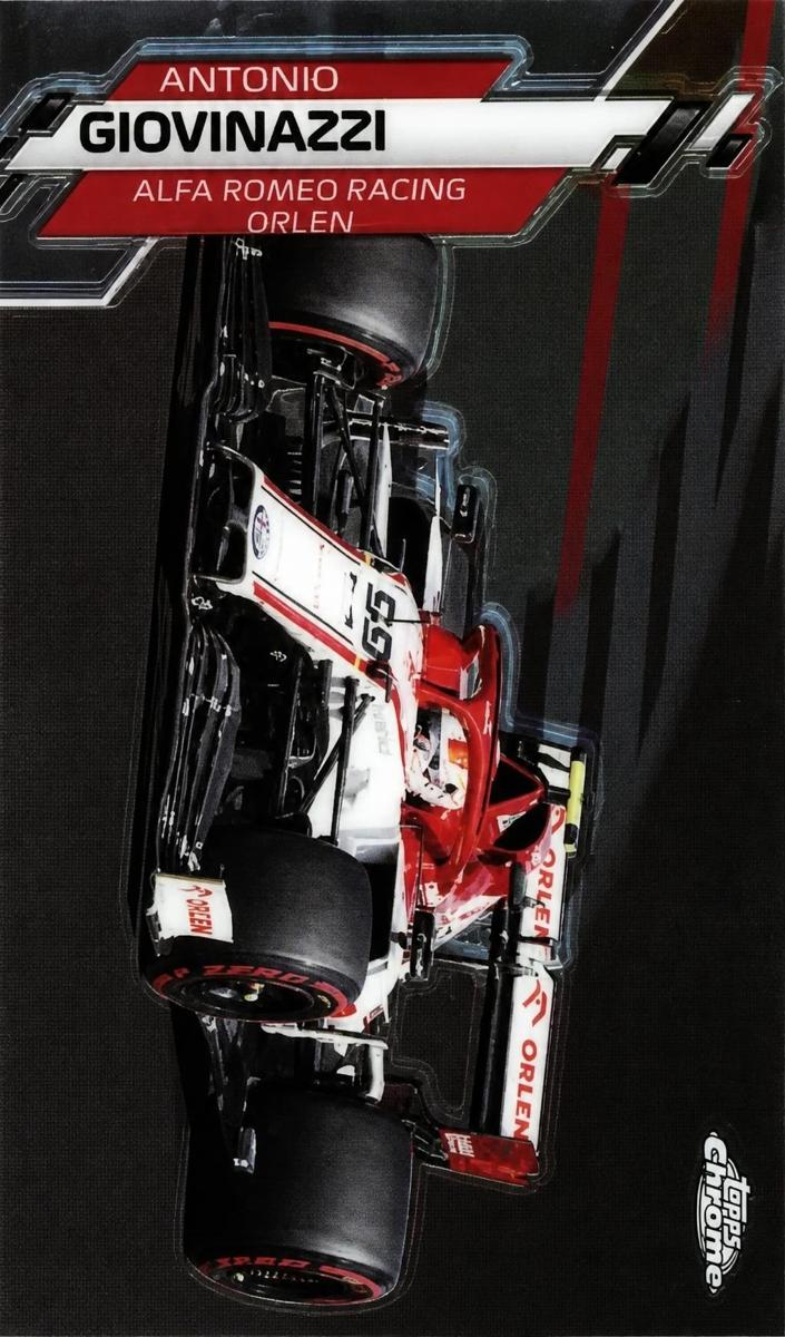 2020 Topps Chrome F1 Antonio Giovinazzi #36 card