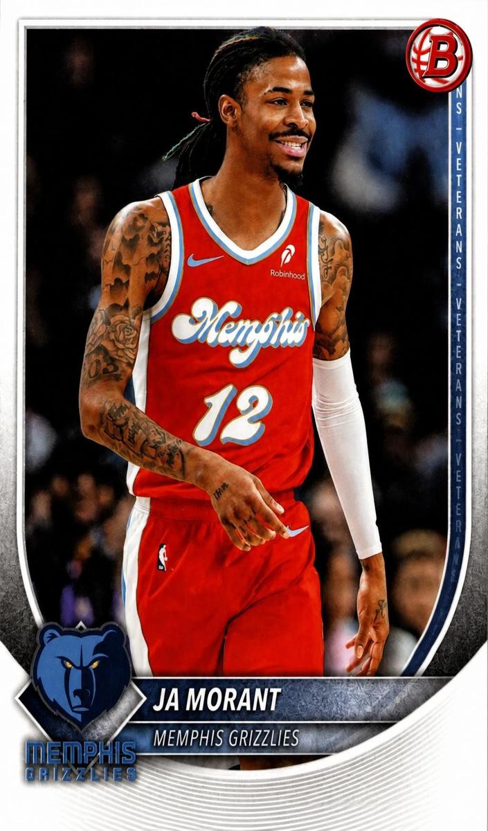 2025 Bowman Ja Morant #136 card