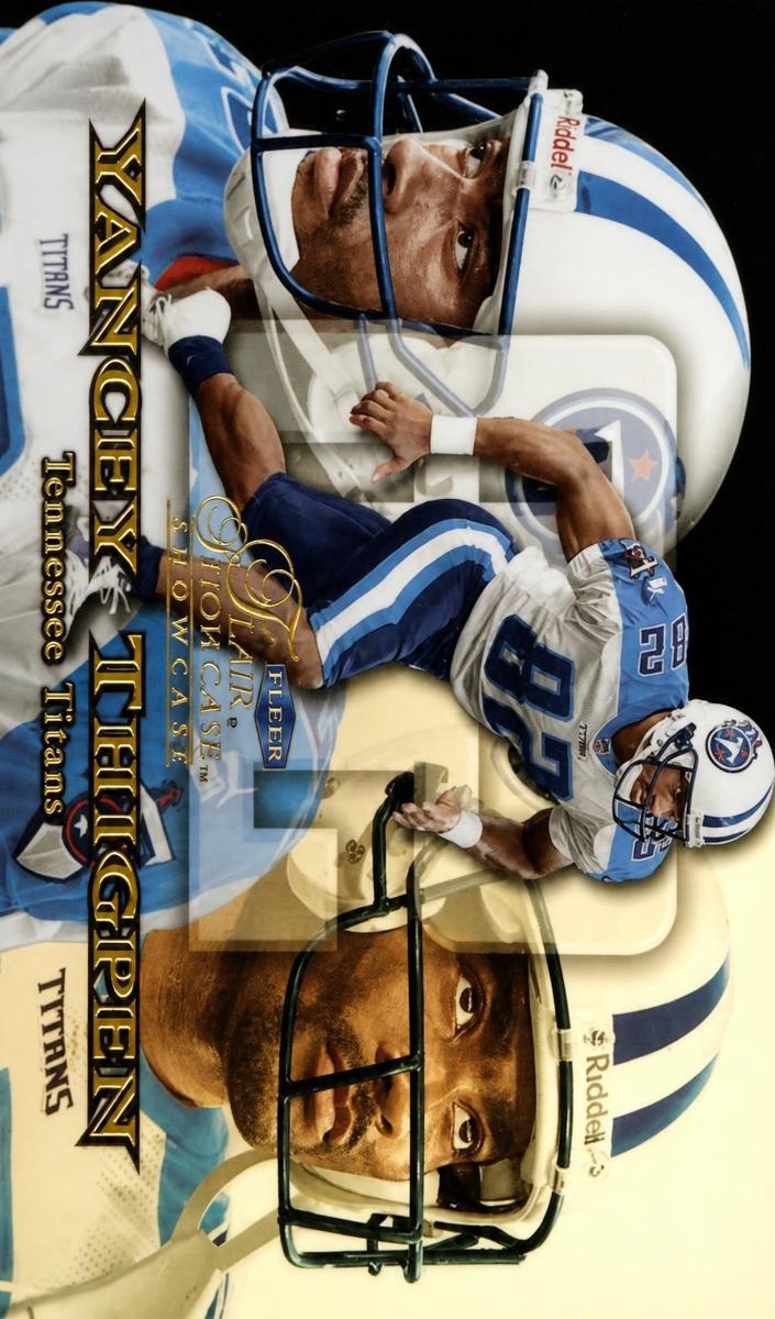 1999 Flair Showcase Yancey Thigpen #158 card