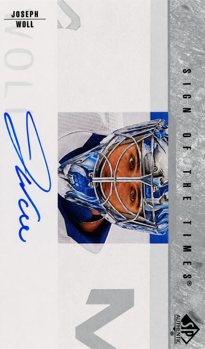 2023 SP Authentic Joseph Woll #SOTT1-JW card