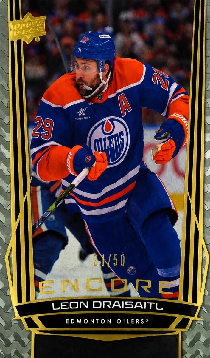 2025 Upper Deck Leon Draisaitl [Gold] #E-37 card
