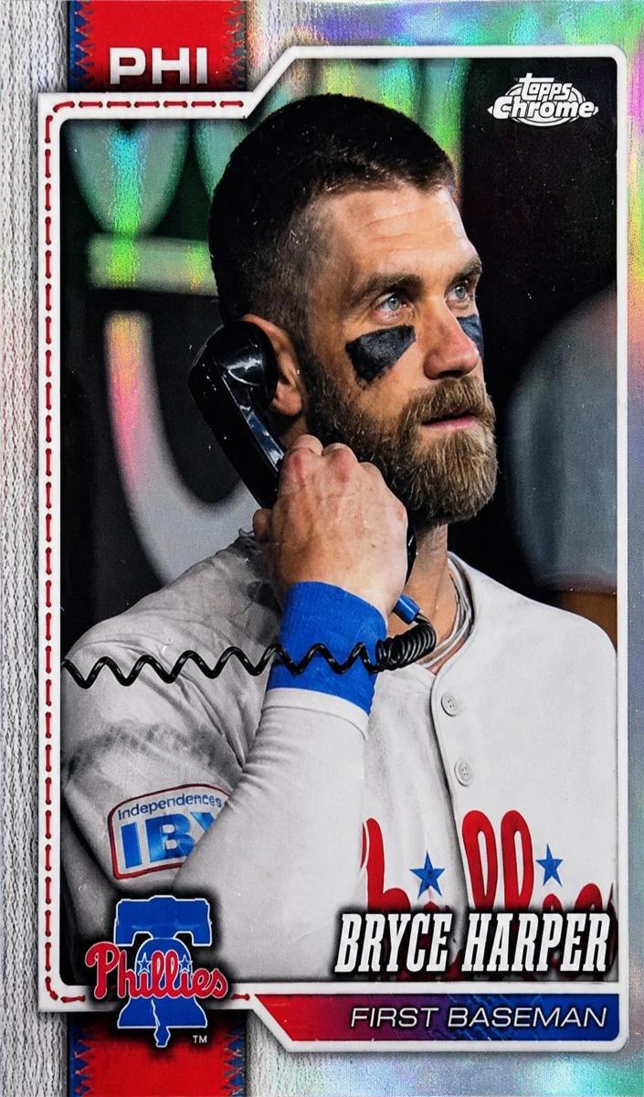Bryce Harper 2026 Topps Chrome Baseball card
