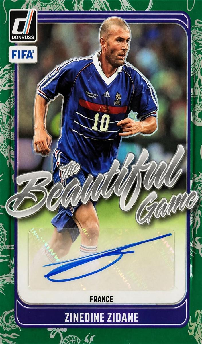 2024 Panini Donruss Zinedine Zidane [Dragon Scale] #BG-ZZ card