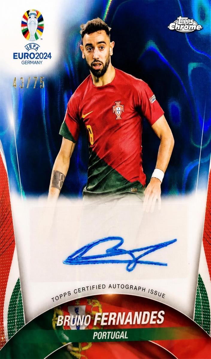 2024 Bruno Fernandes [Blue Lava Refractor] #CA-BF