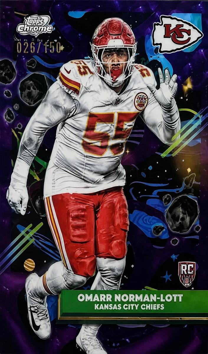 2025 Topps Cosmic Chrome Omarr Norman-Lott #150 card
