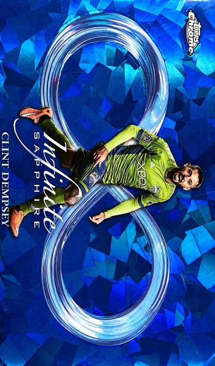 2025 Topps Chrome Sapphire MLS Clint Dempsey #IS-1 card