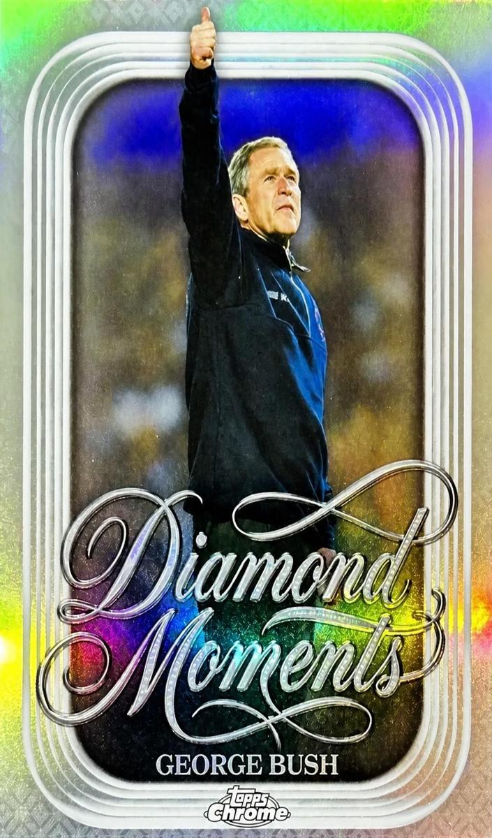 George Bush 2026 Topps Chrome Baseball card