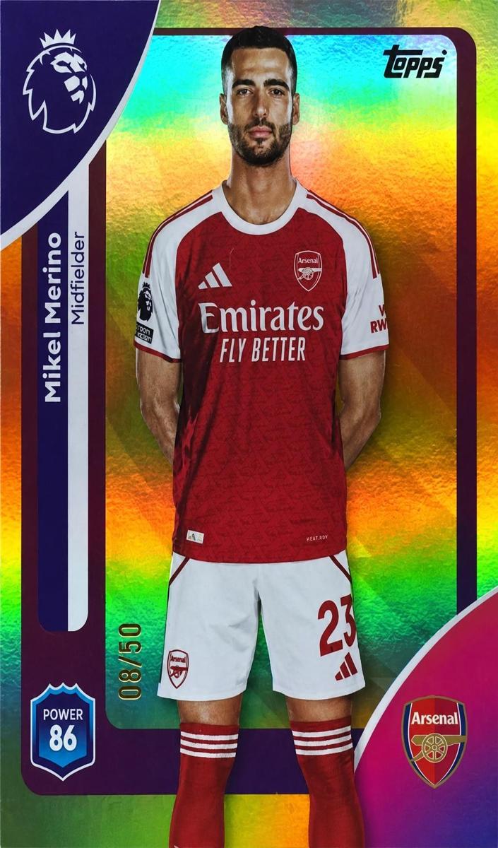 2025 Mikel Merino [Gold Rainbow] #6