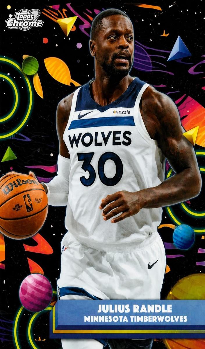 2025 Topps Cosmic Chrome Julius Randle #148 card