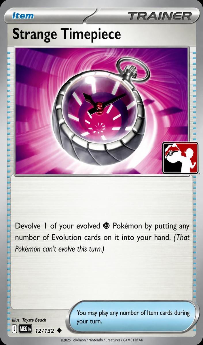 Strange Timepiece 2025 Pokemon Mega Evolution