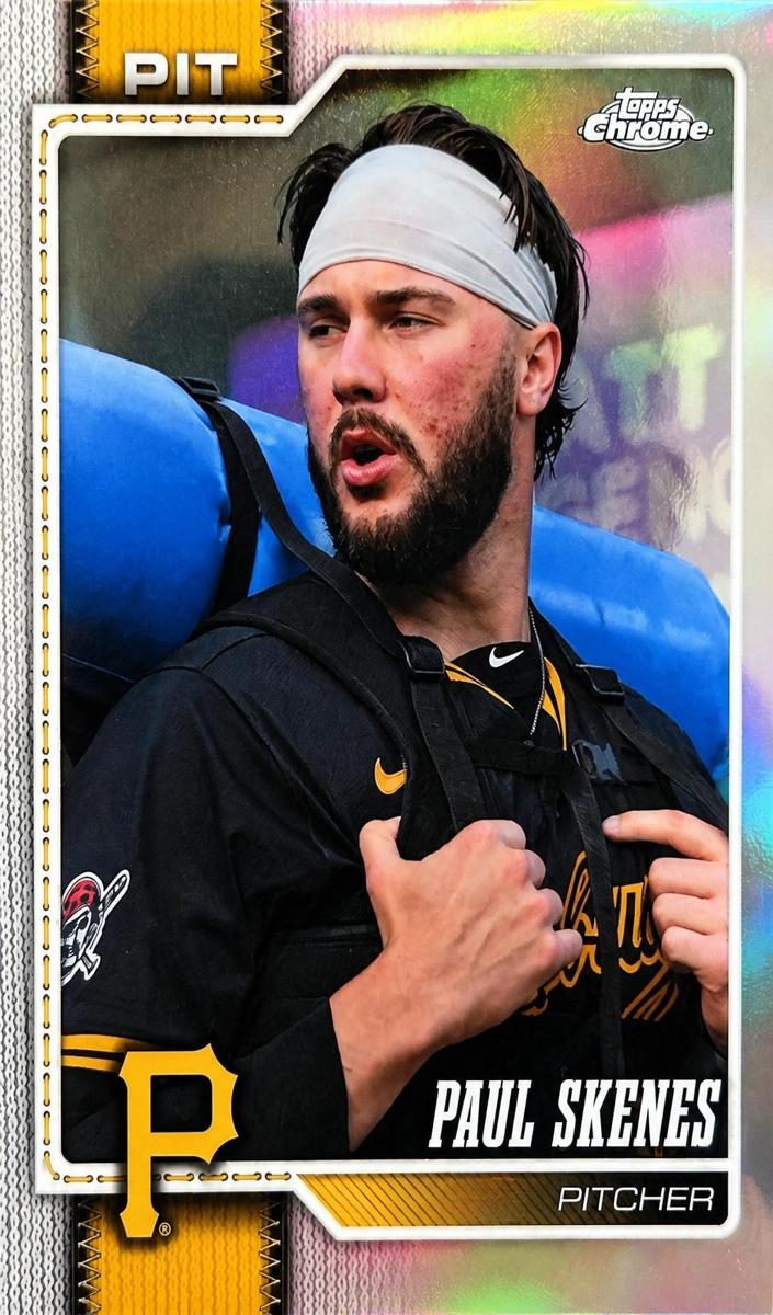 Paul Skenes 2026 Topps Chrome Baseball card