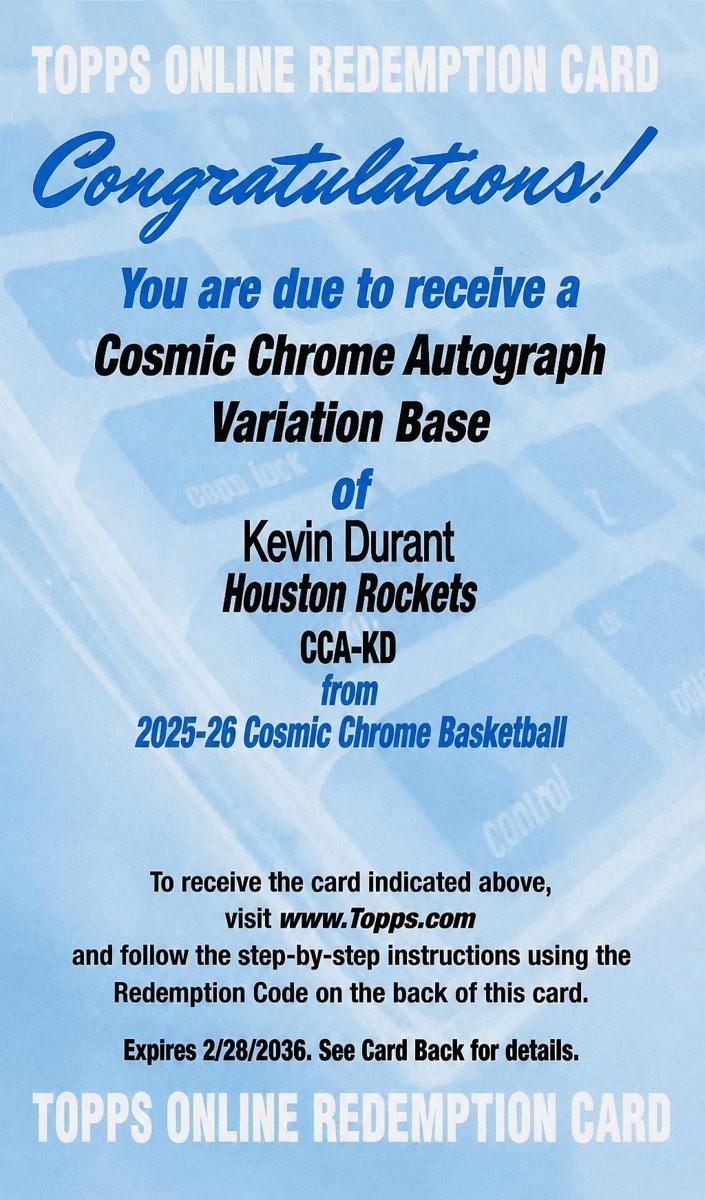 2025 Kevin Durant #CCA-KD