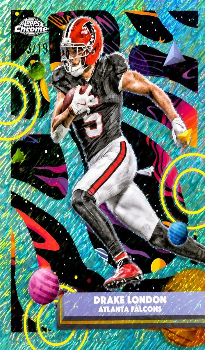 2025 Topps Cosmic Chrome Drake London #5 card