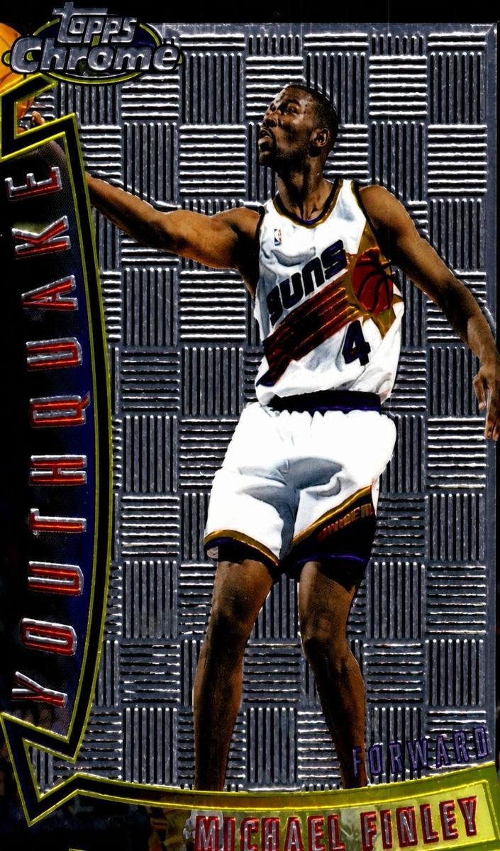 1996 Topps Chrome Michael Finley #YQ6 card