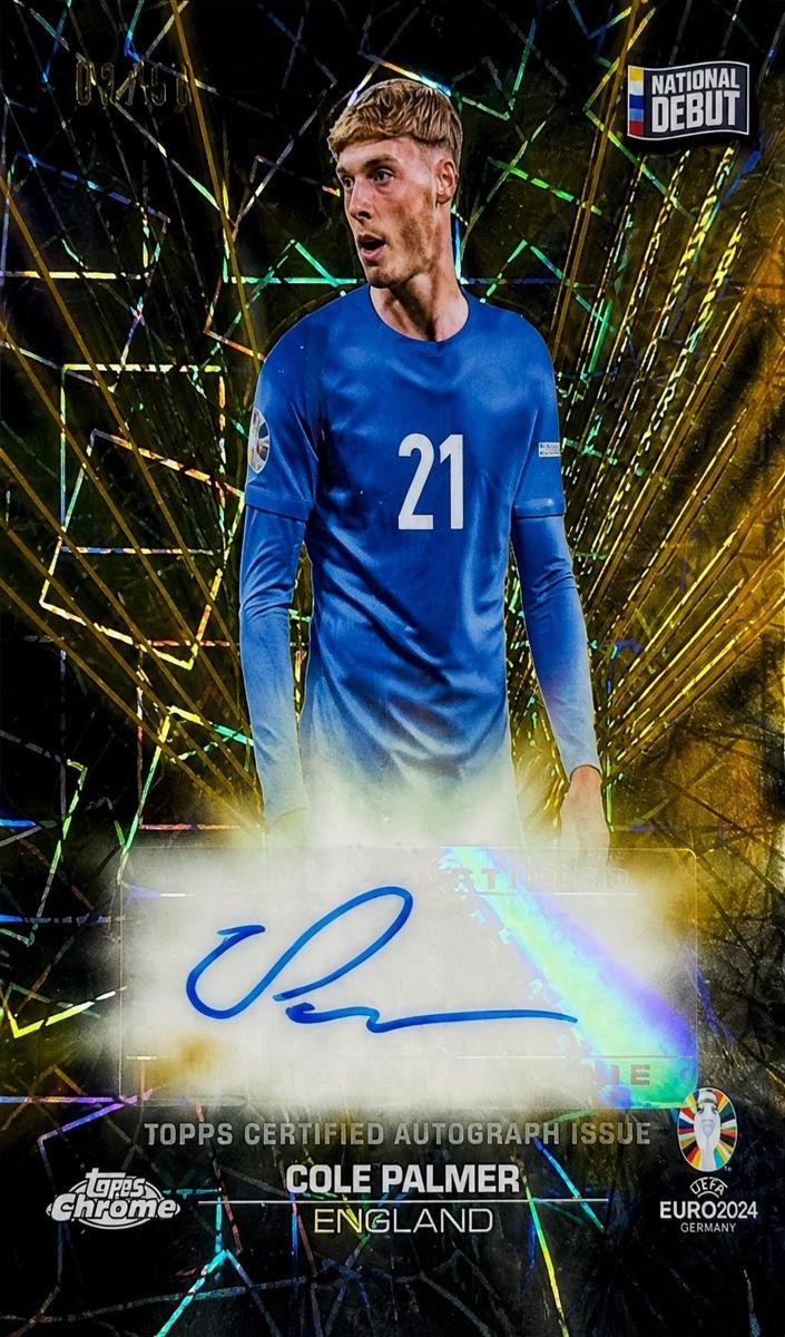 2024 Cole Palmer [Orange Refractor] #LA-CP
