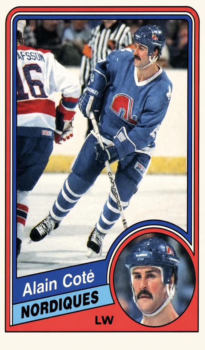 1984 O-Pee-Chee Alain Cote #278 card