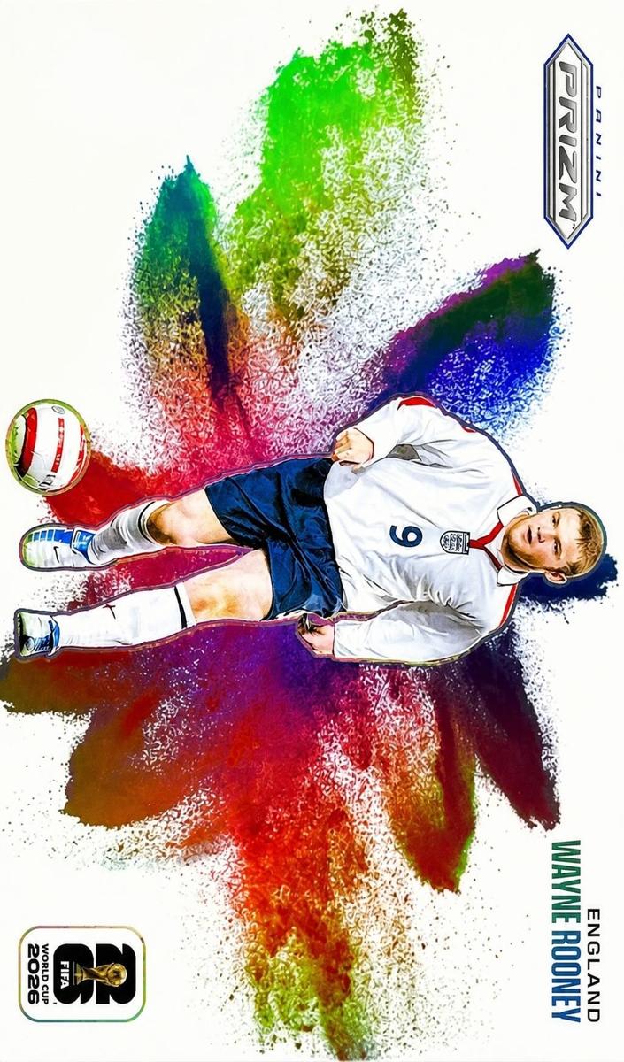 2026 Panini Prizm FIFA World Cup Wayne Rooney #34 card