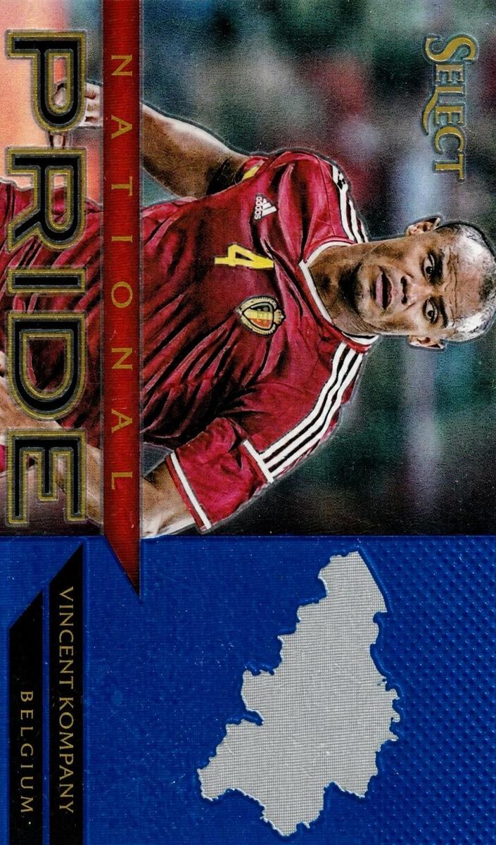 2015 Panini Select Vincent Kompany [Orange] #4 card