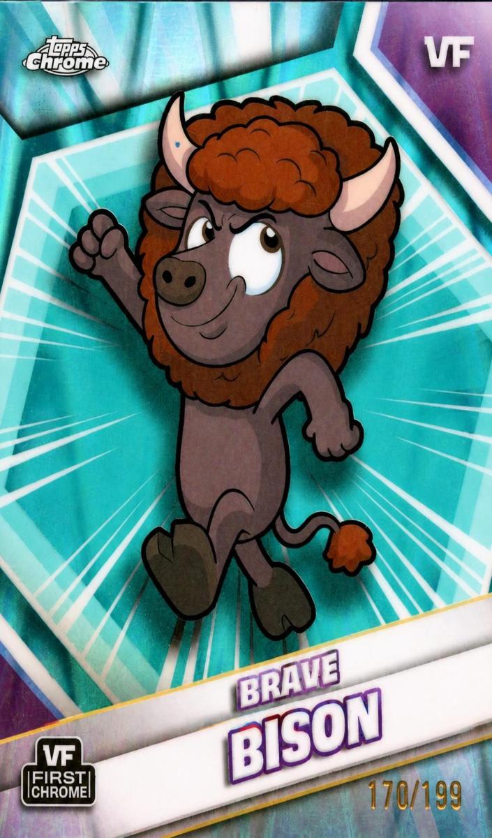 2026 Brave Bison [Aqua RayWave Refractor] #37