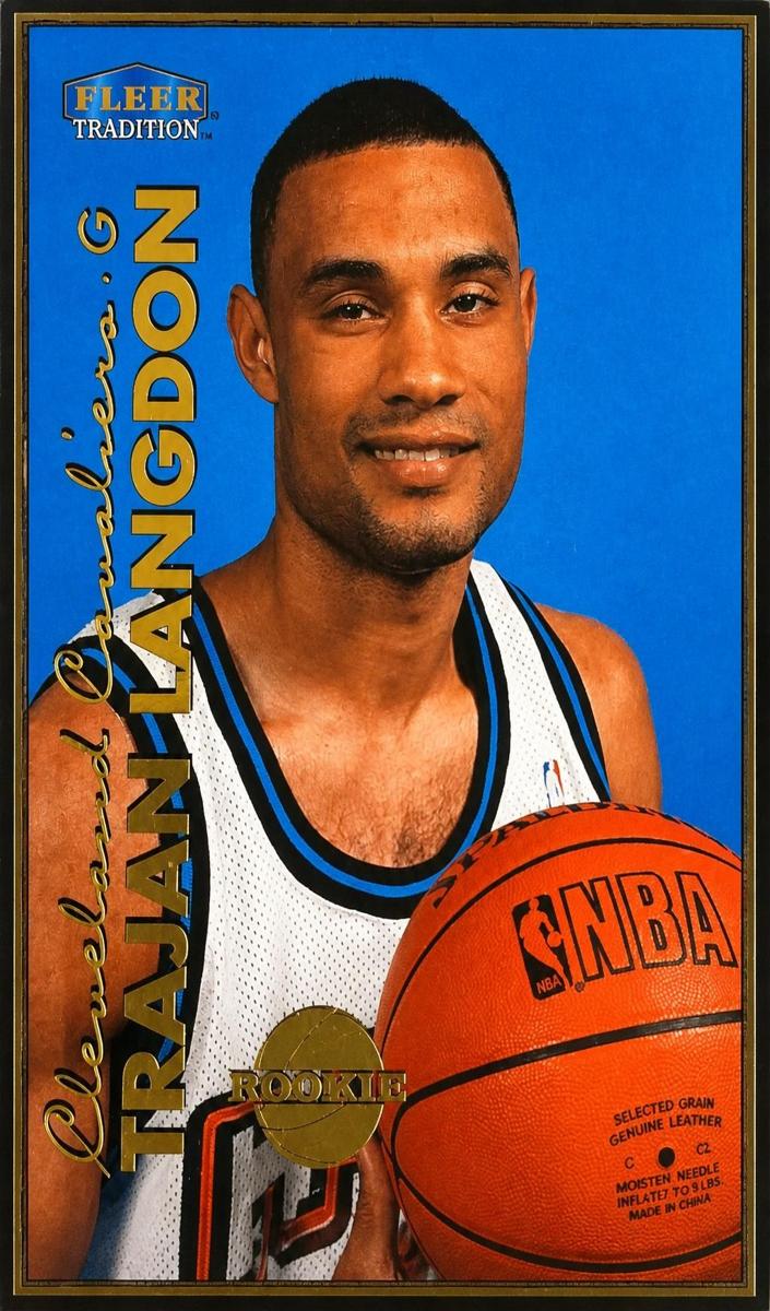1999 Fleer Tradition Trajan Langdon #218 card